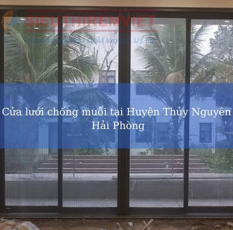 Cửa lưới chống muỗi tại huyện Thủy nguyên Hải Phòng