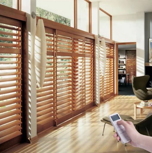 Rèm gỗ tự động tại Hải Phòng